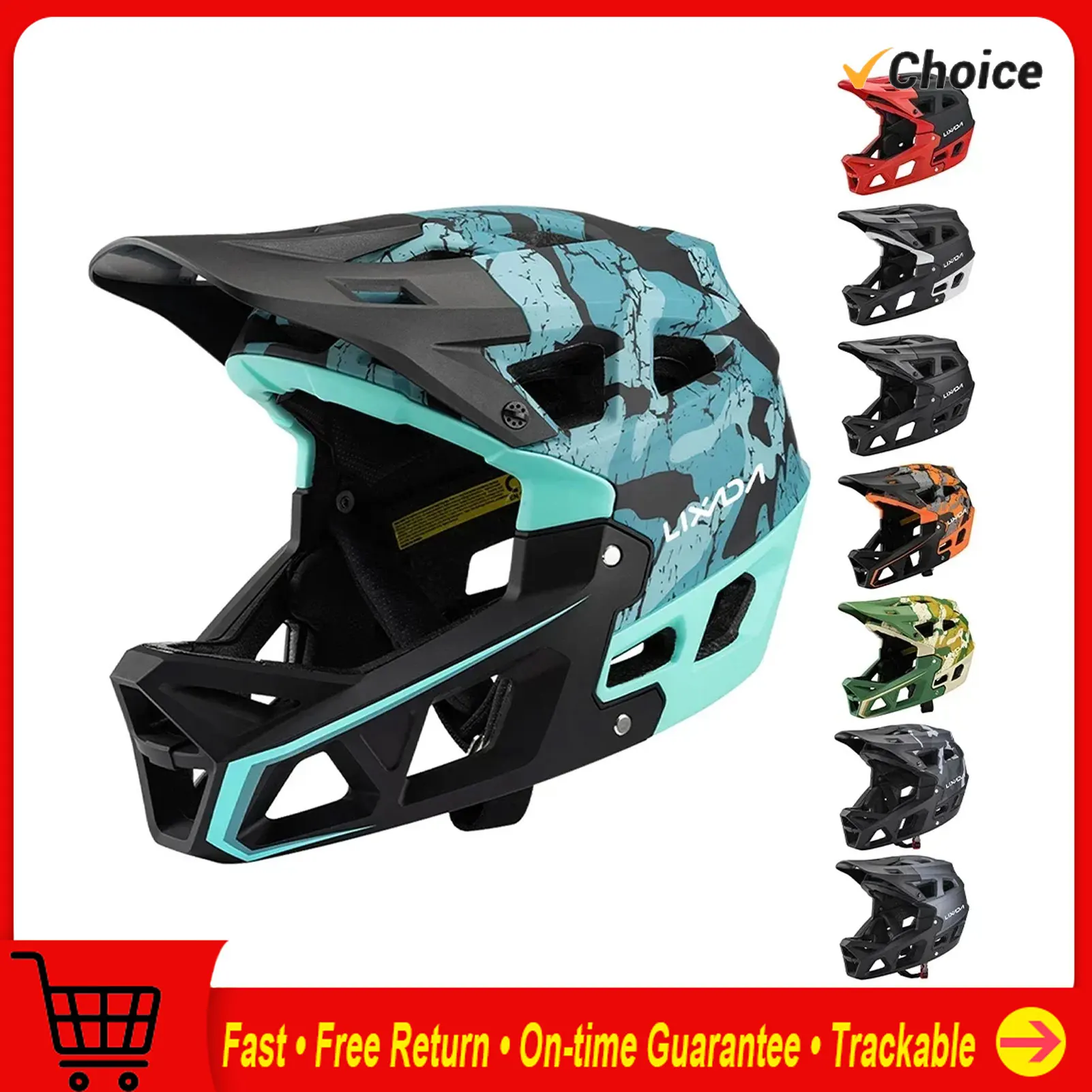 Mountain Biking Helmet Full Face - Équipement de cyclisme de sécurité pour