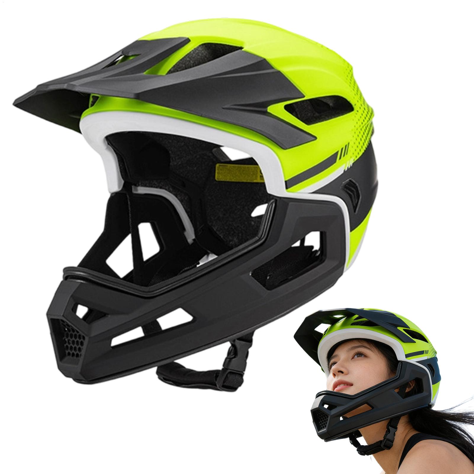 Mountain Biking Helmet Full Face - VTT casque intégral cyclisme couvre-tête Protection