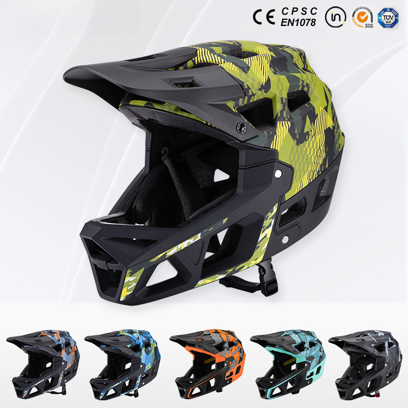 Mountain Biking Helmet Full Face - Nouveau casque de vélo de montagne