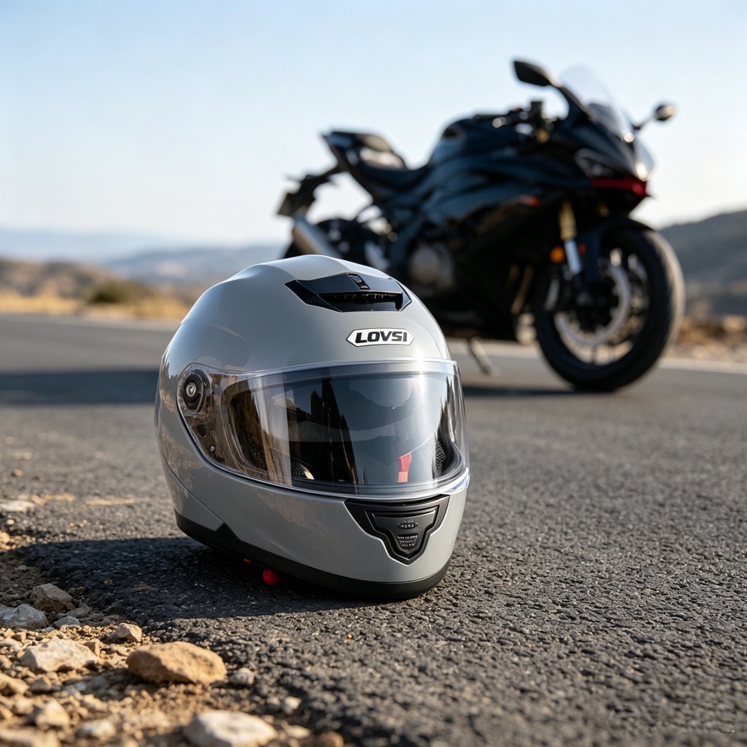 Mountain Biking Helmet Full Face - Casque de moto intégral unisexe certifié