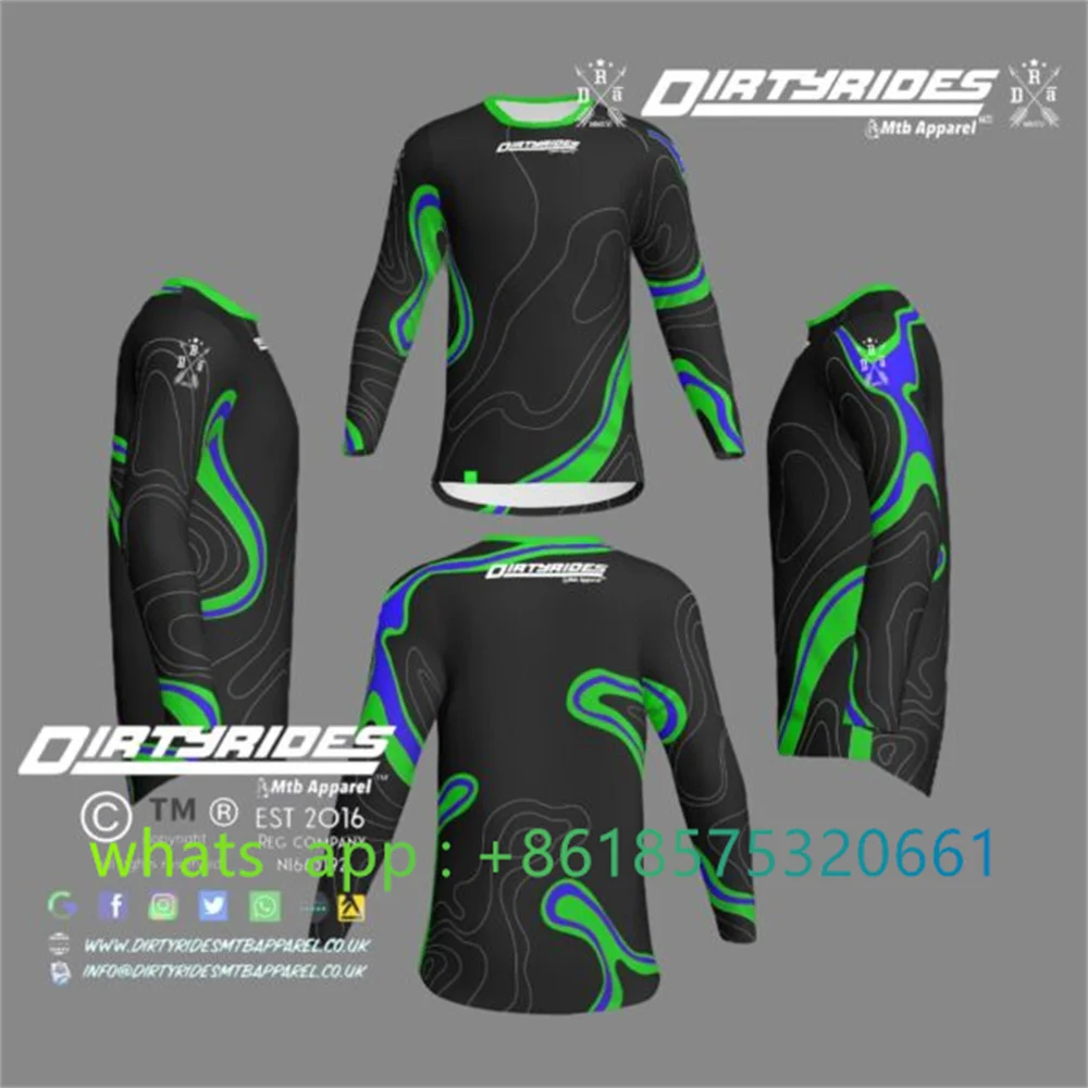 Enduro Moto vélo maillot manch - Mountain Biking Gear For Men avis et prix