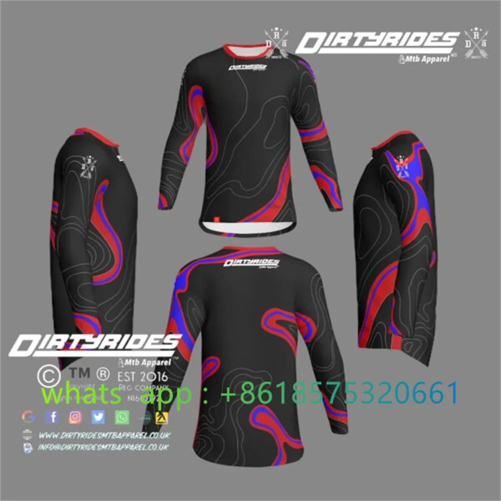 Enduro Moto vélo maillot manch - Mountain Biking Gear For Men avis et prix