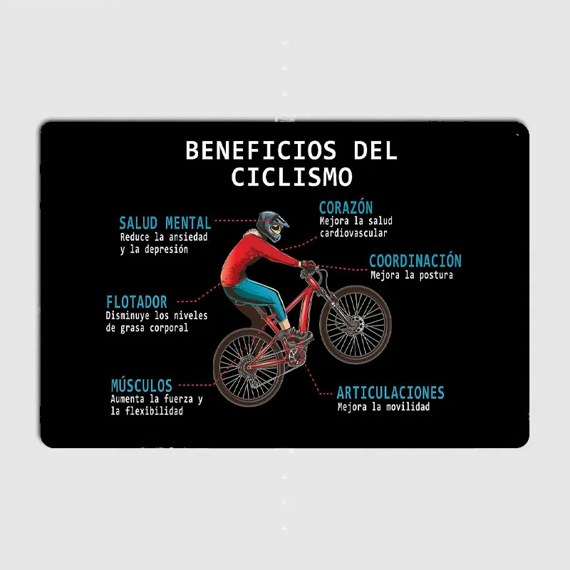 Affiche de vélo de montagne, p - Mountain Biking Benefits avis et prix