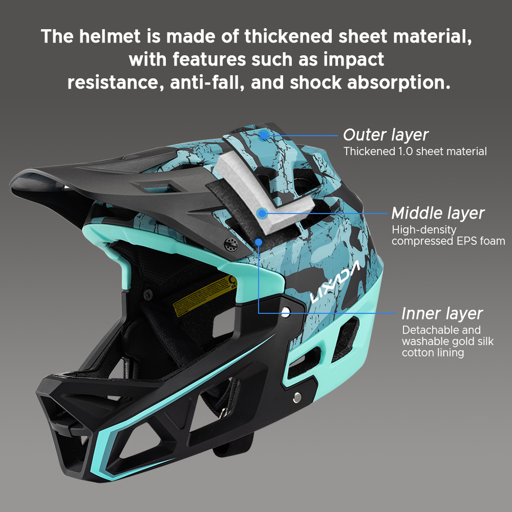 Casque intégral de vélo de mon - Mountain Biking Helmet Full Face avis et prix