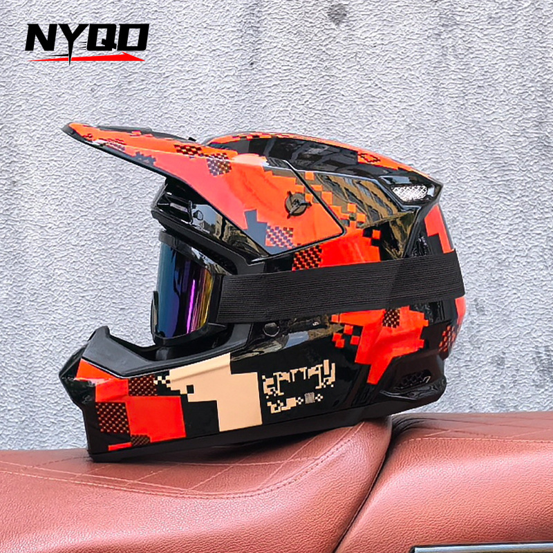 Orz casque tout-terrain trois  - Mountain Biking Helmet Full Face avis et prix